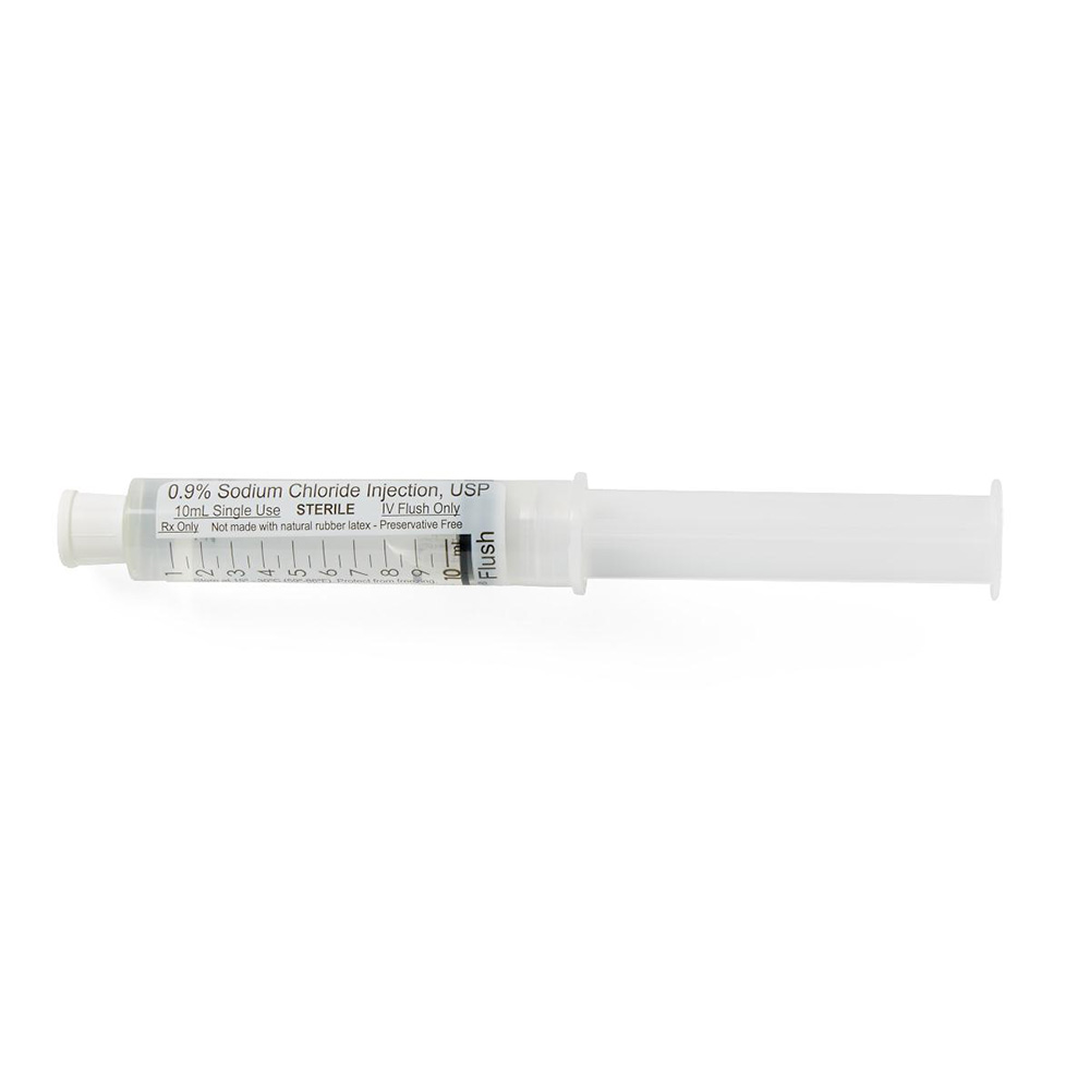 Sterile Field Prefilled Saline Flush Syringes